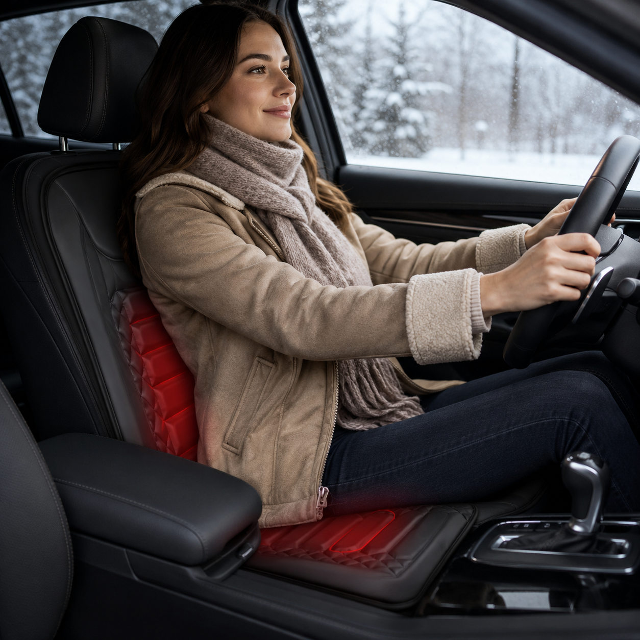 Calido – Beheizbare Premium Autositzauflage