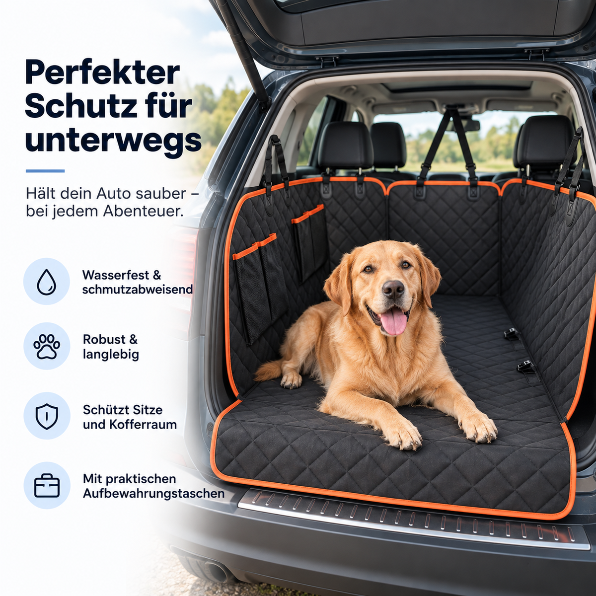 Loki – Wasserdichte Outdoor-Hundedecke