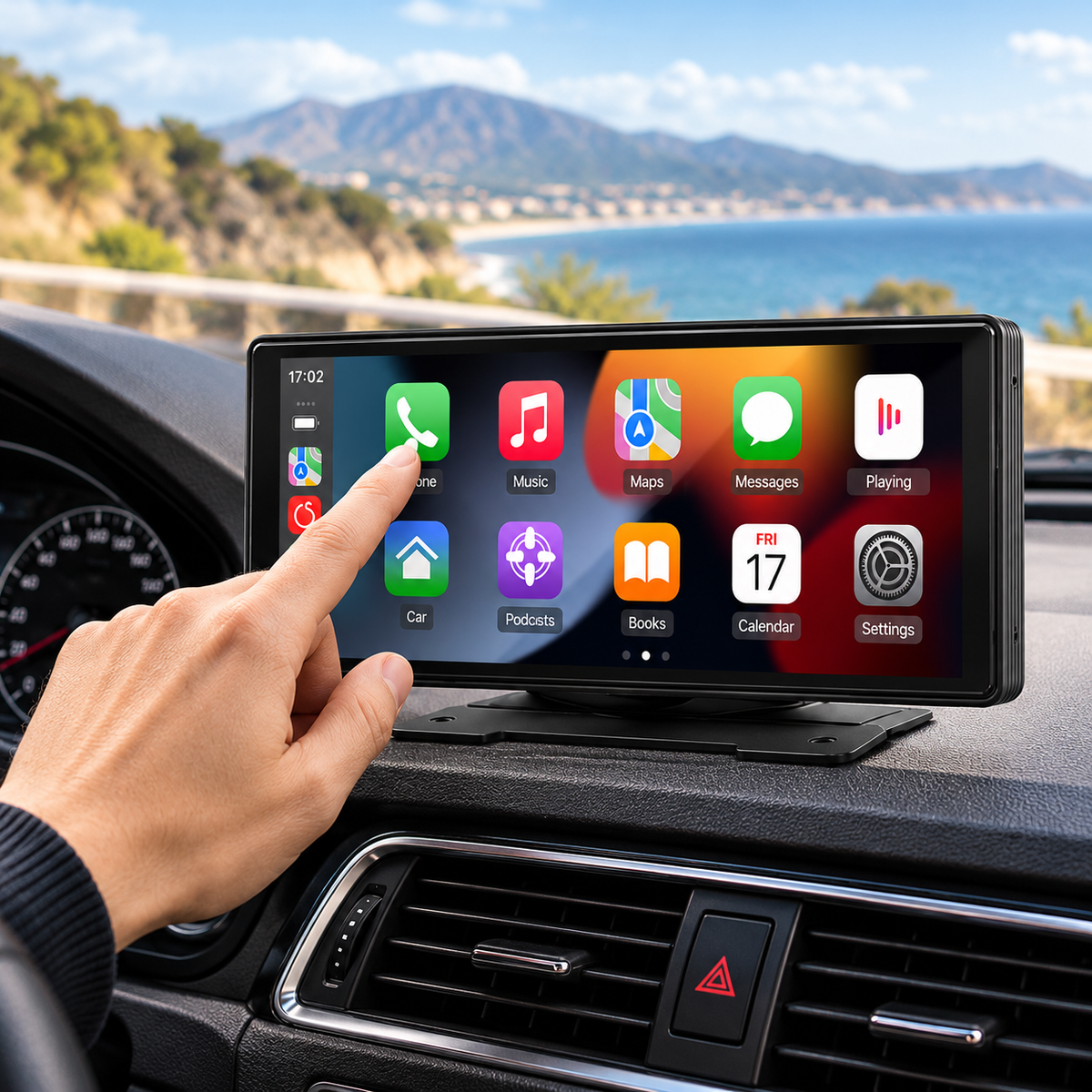 Navio – 10,26" Touchscreen mit kabellosem CarPlay & Android Auto